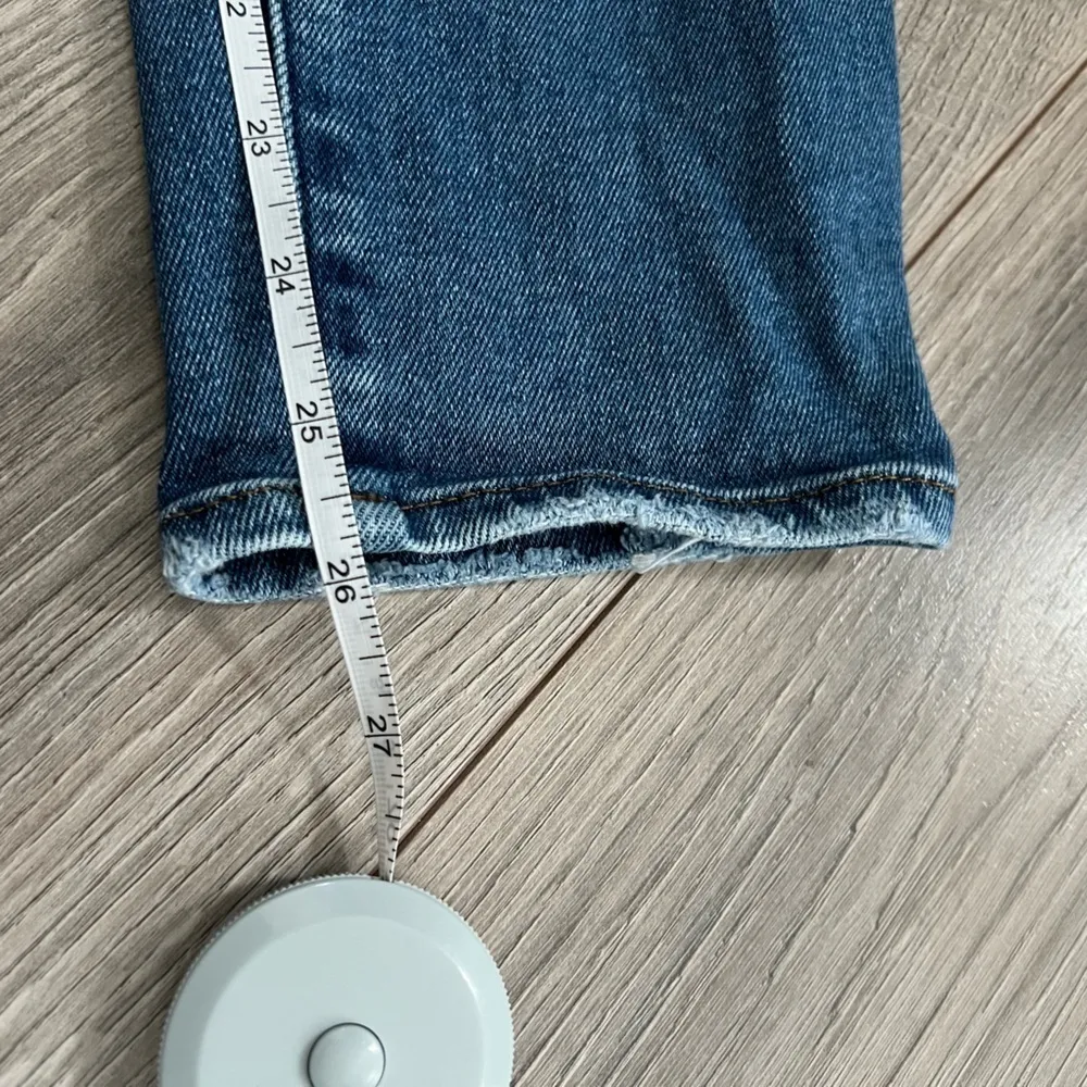 Good American Good Legs Ripped High Waist Crop Skinny Jeans | Blue 836 | 8/29 - Image 10