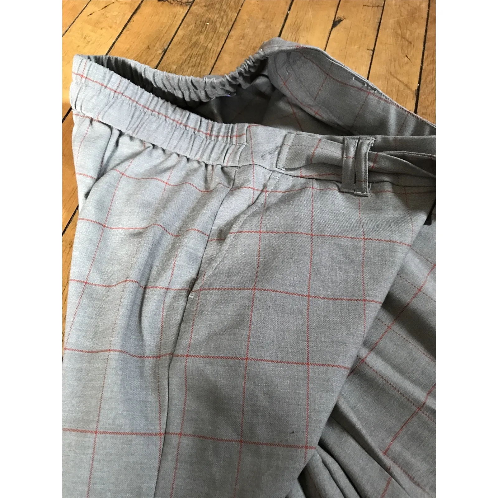 c est 1946NWT Gray Small Stretch Waist Loose Fit Pants - Image 4