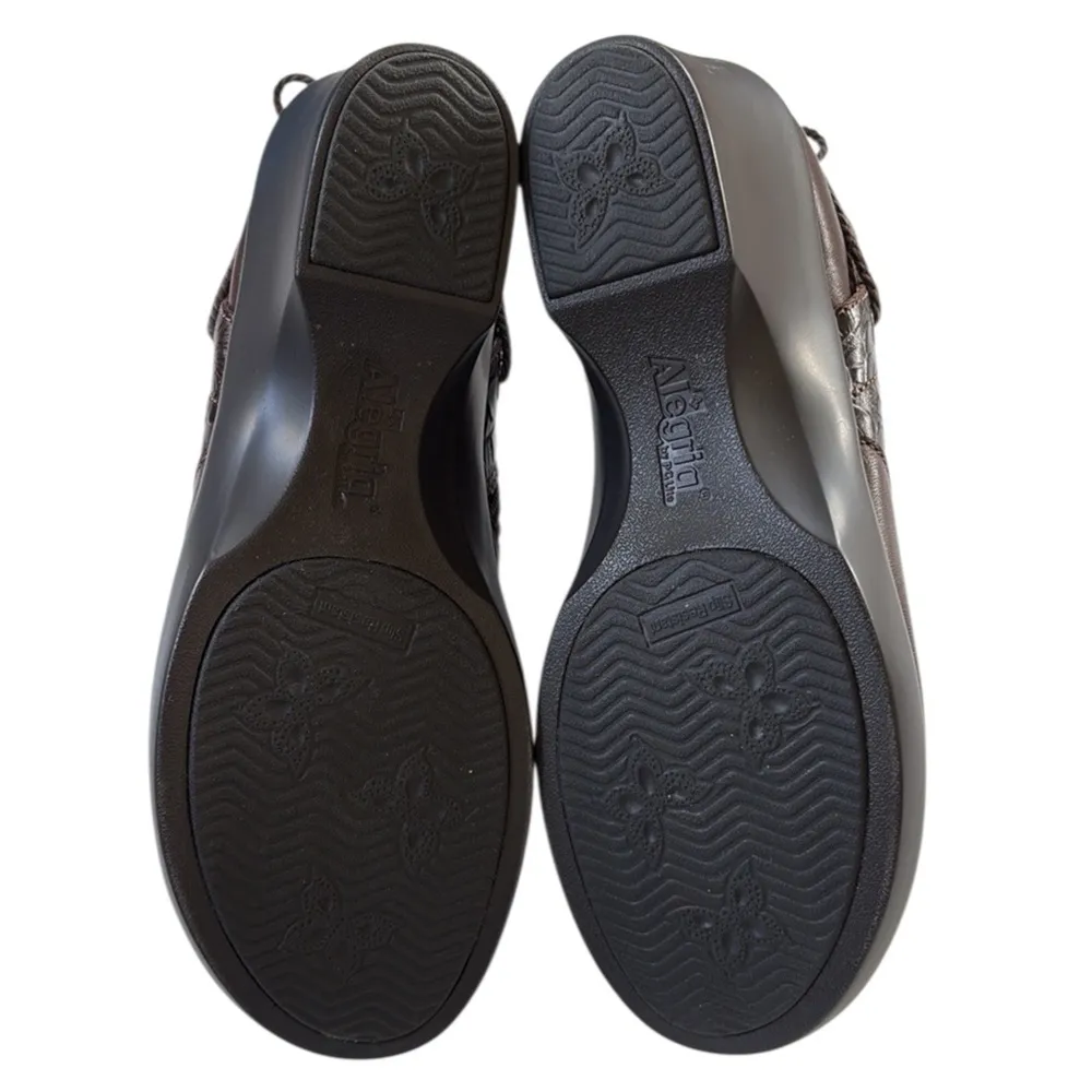 EUC Alegria Leather Steve Cute Stuff Ankle Boots Brown Size 6 - 6.5 Retail $160 - Image 9