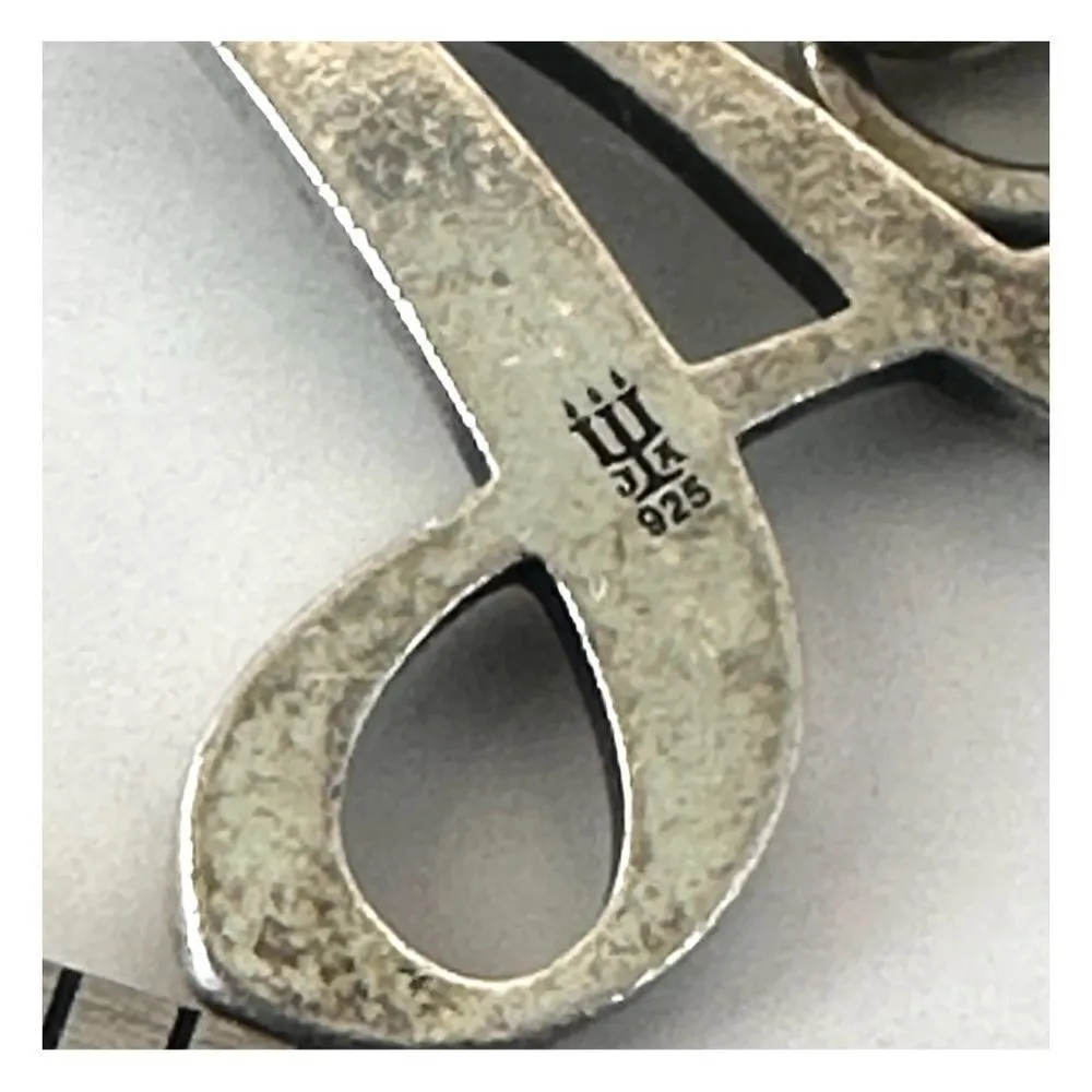 James Avery Sterling silver A monogram bracelet - Image 6