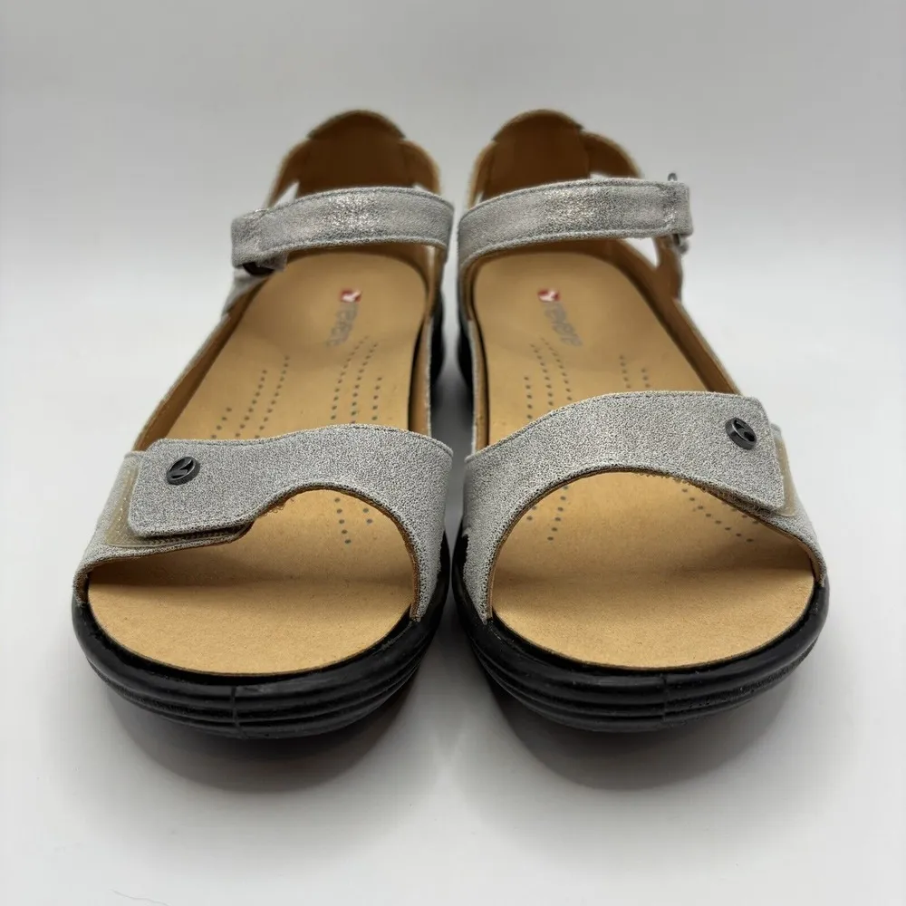 Revere Portofino Leather Sandals Shoes Size 6M Strap Extensions Comfort - Image 2