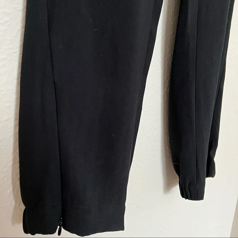 Kenneth Cole Black Ankle Zip Jogger Pants Size M - Image 6
