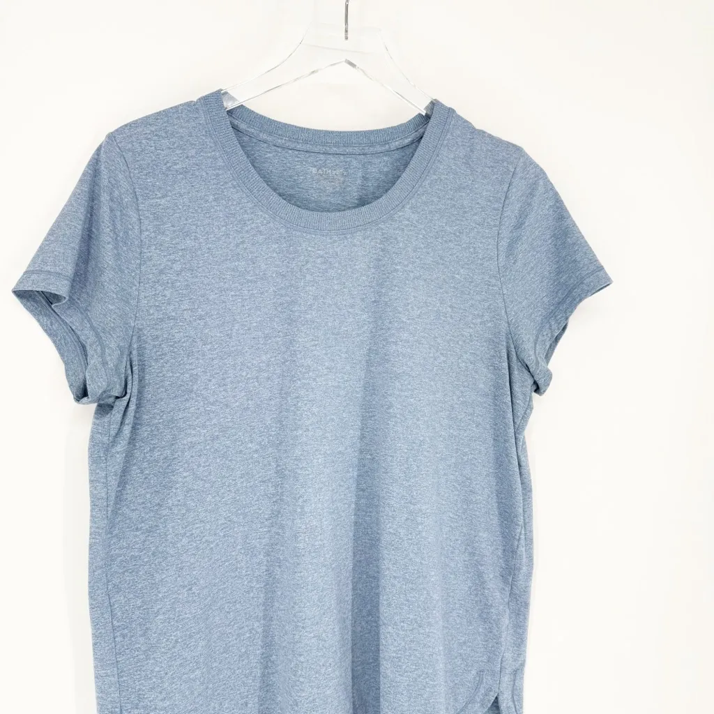 Athleta Uptempo Short Sleeve Top L Blue - Image 4