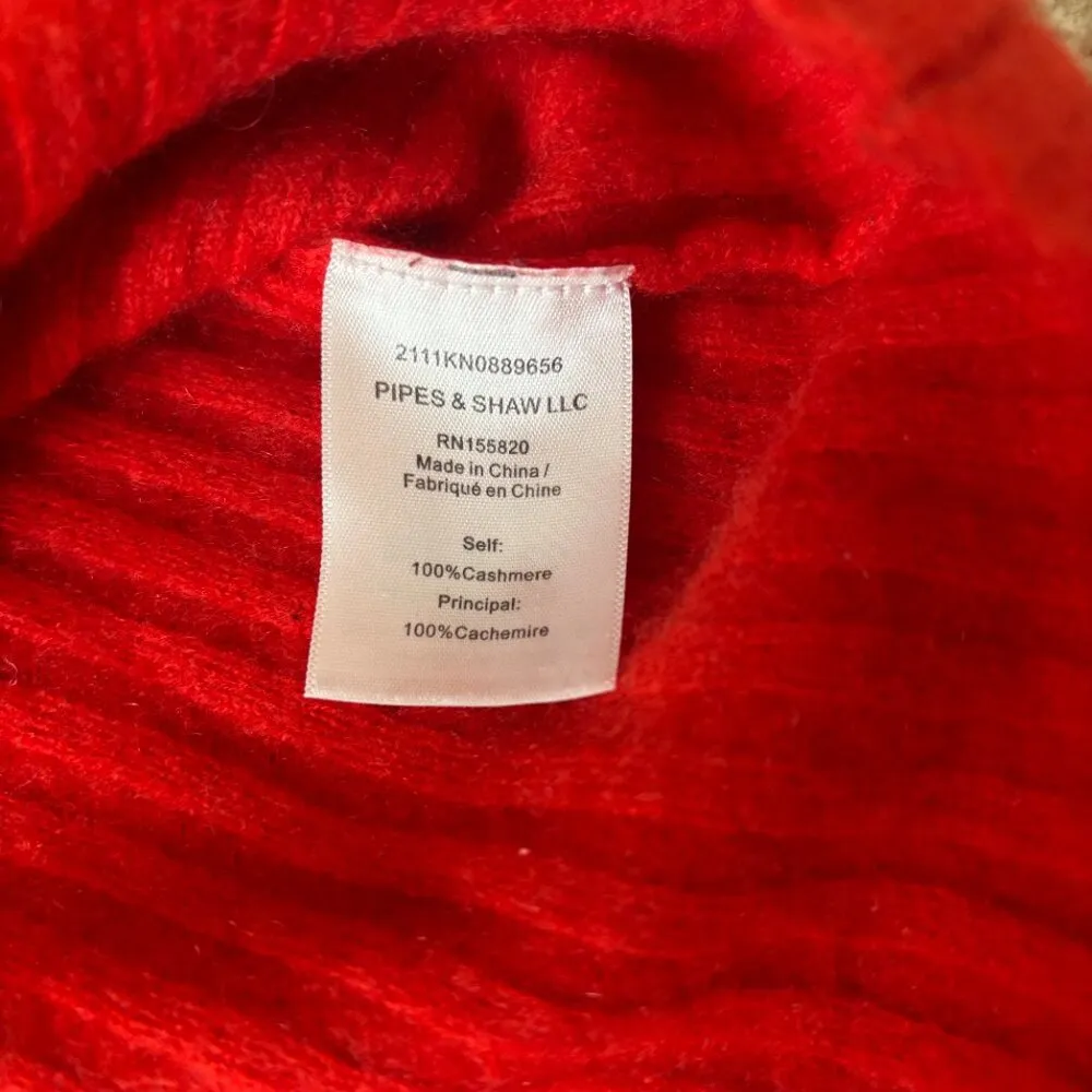 Veronica Beard Lazana Cardigan Womens Size Large‎ Orange Cashmere Preppy Luxury - Image 7