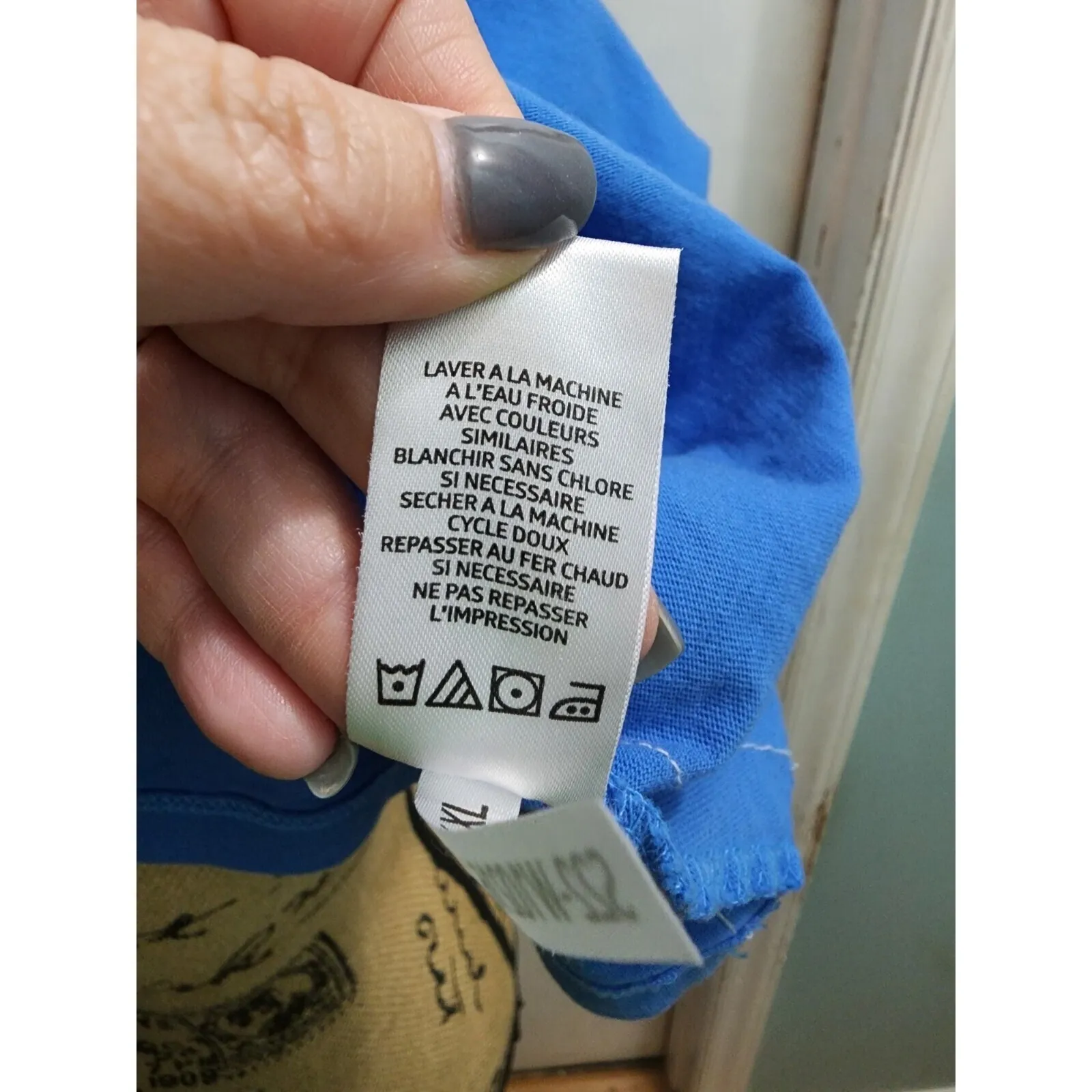 Life‎ is Good Graphic T-Shirt Ocean Is Magic Life Is Good Cropped Tee Blue Size - Image 6