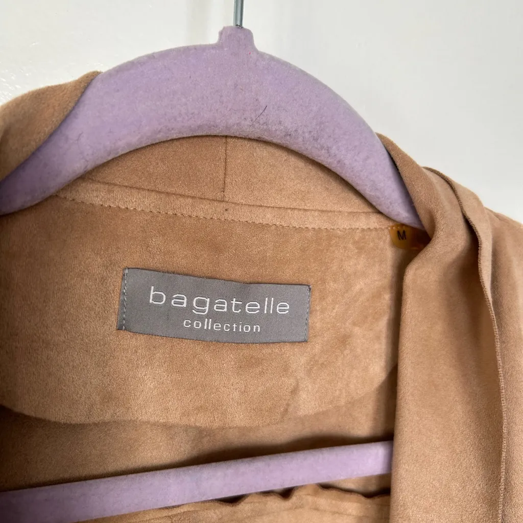 Bagatelle Tan faux suede jacket #suedelove - Image 2