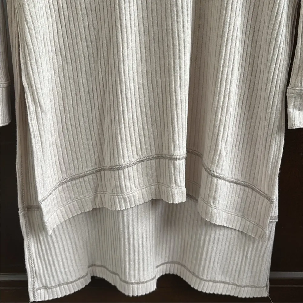 EUC Free People Gwen Henley High Low Ribbed
Tunic Top Size Small - Image 9