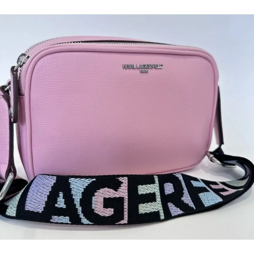 Karl Lagerfeld Paris‎ Maybelle Camera Crossbody Bag Blush Pink NWT - Image 2