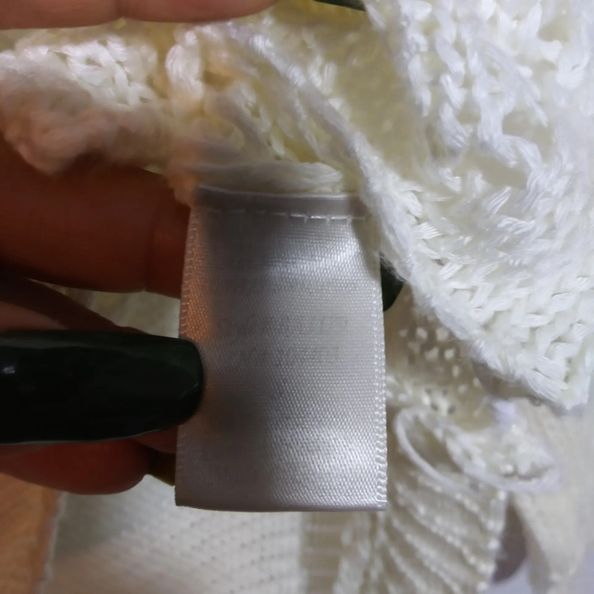 Blu Pepper Cream Knit High Low Women's Sweater Size L - Image 2