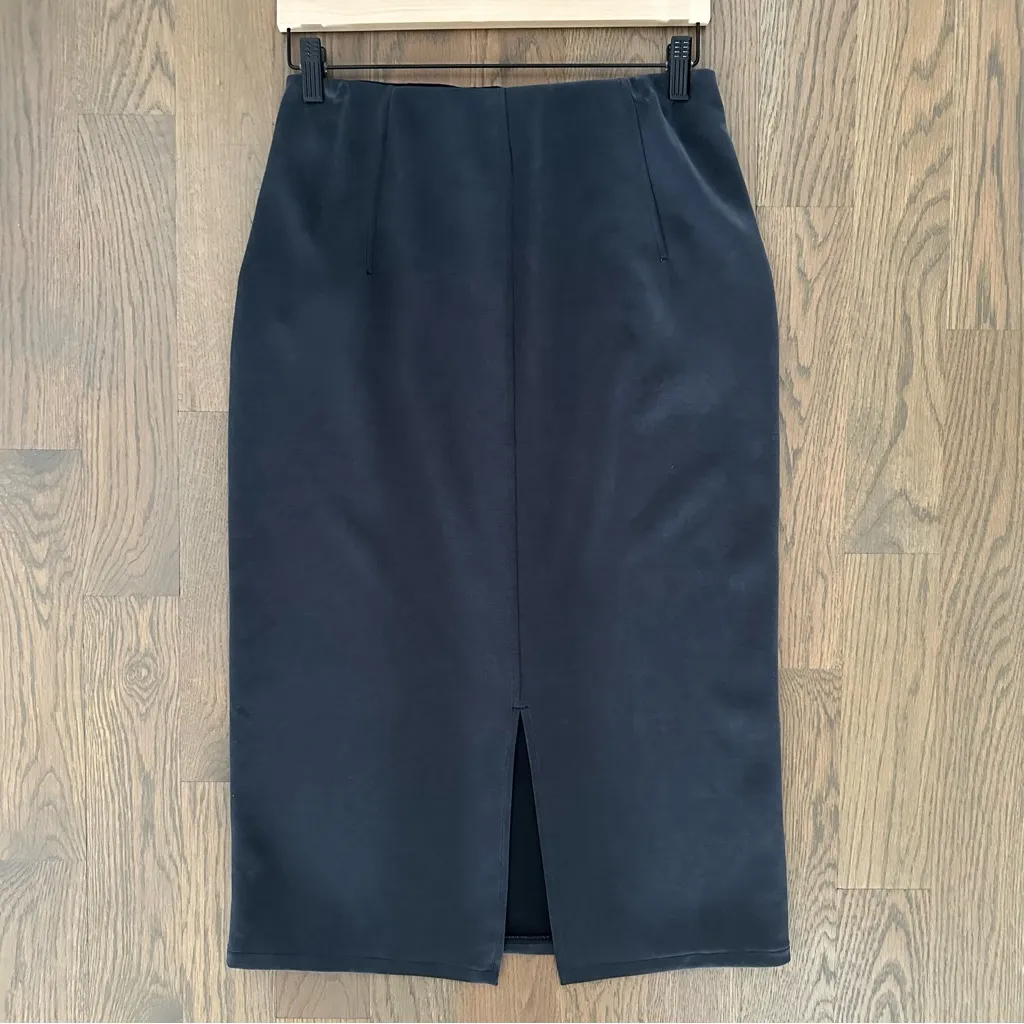 Lululemon Softstreme High-Rise Midi Pencil Pockets Skirt in Soft Black Size 8 - Image 7