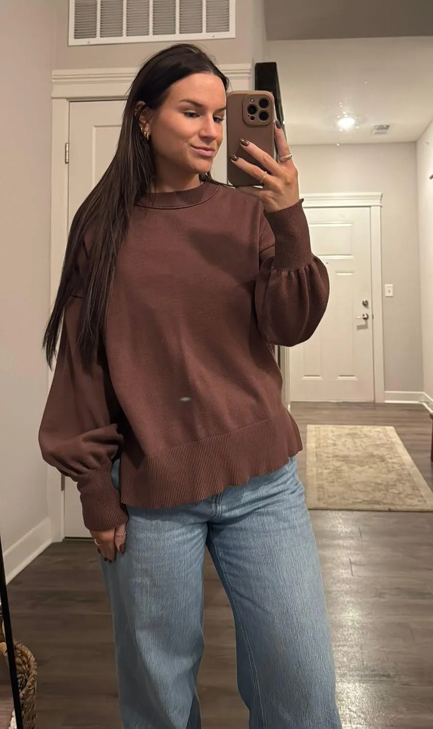 Brown Sweater Size M - Image 5