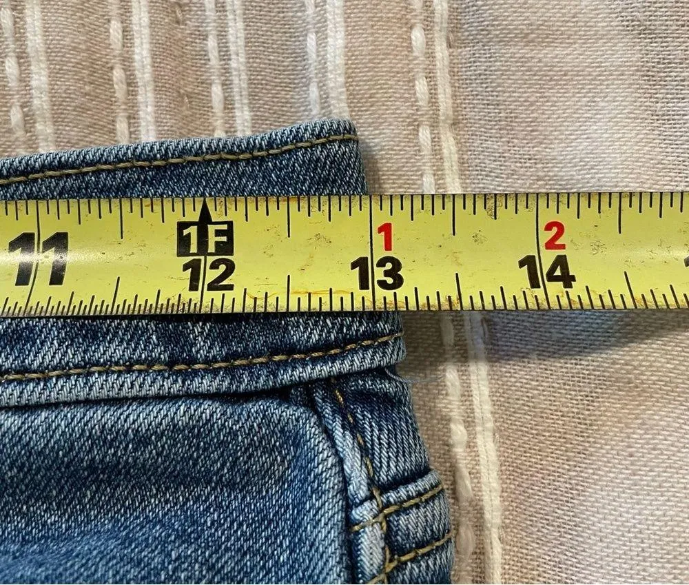 Wedgie Straight Fit High Rise Denim Jeans 27 - Image 9