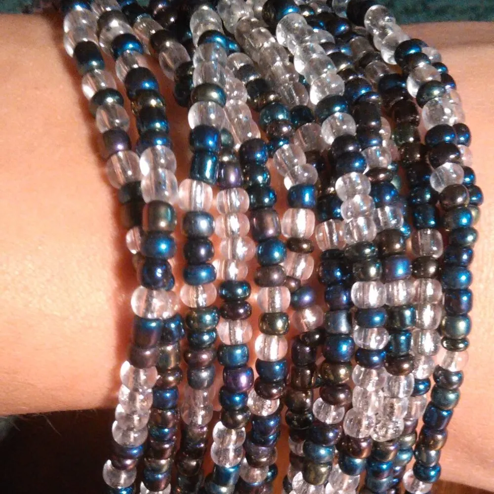 Seed Bead Stretch Bracelet - Image 4