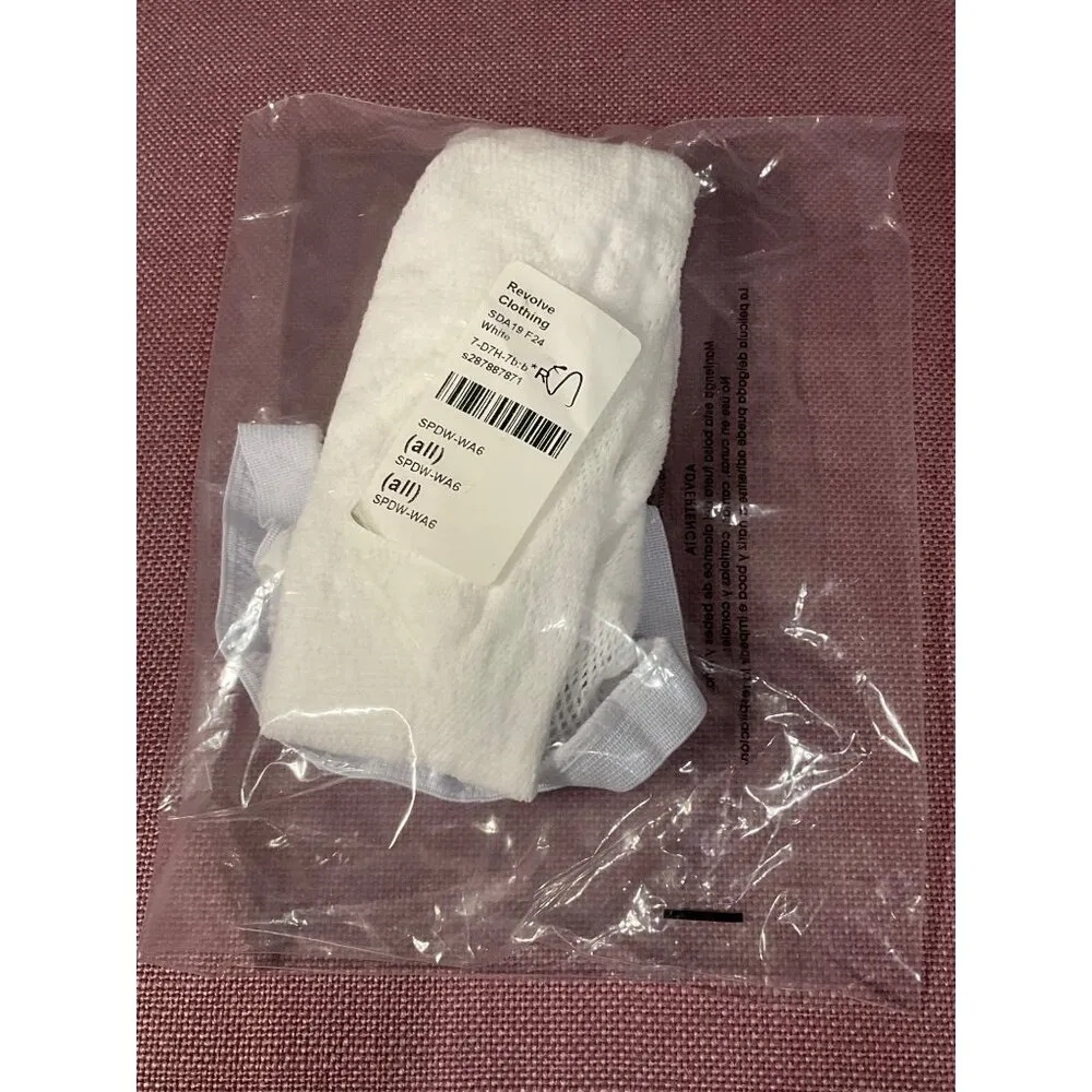 superdown Jax Tights in White One Size Womens Heart Pantyhose Fishnets Nylons - Image 3