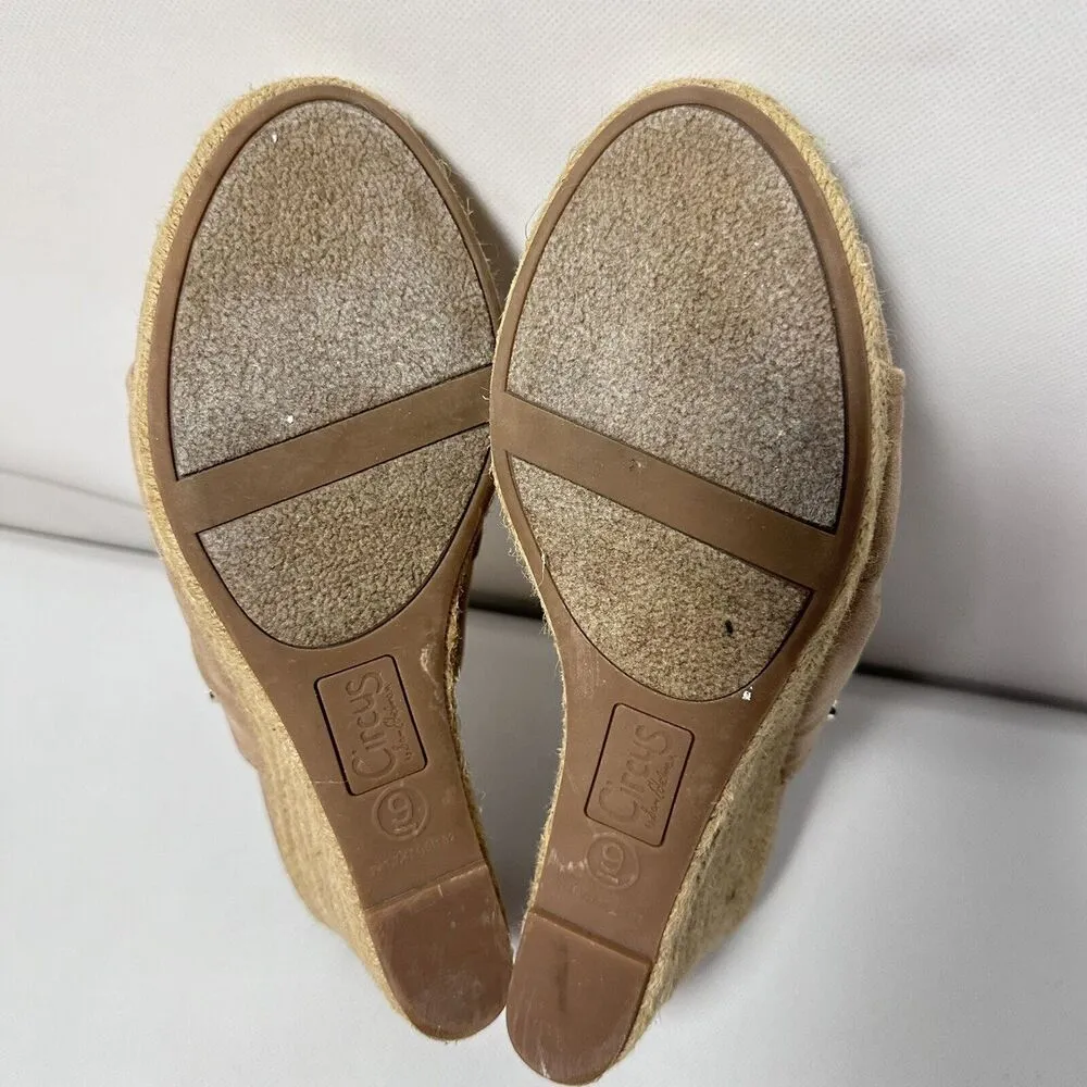 Circus by Sam Edelman sandals Womens 9 Bea Espadrille Wedge Open toe shoes - Image 10