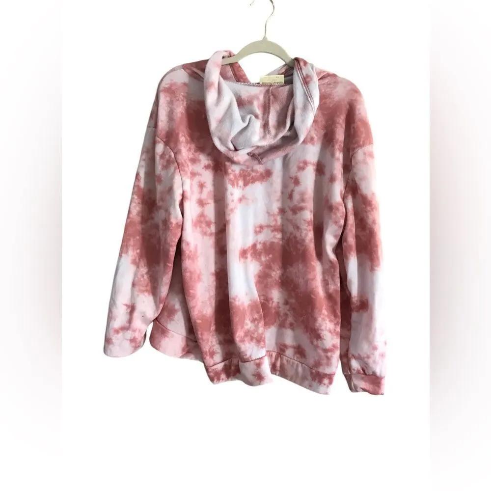 Bobbie Brooks Tie Dye Hoodie Size 1X Pink - Image 7