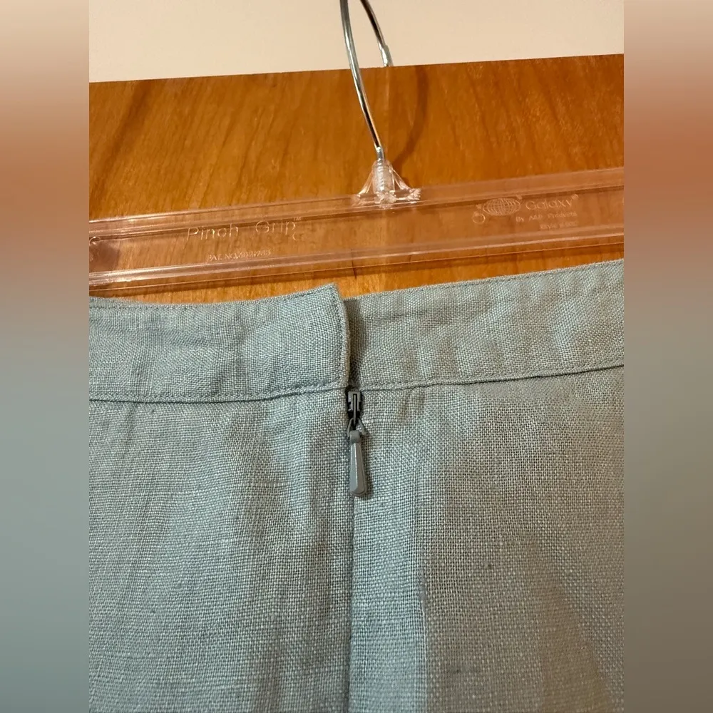 LL Bean 100% Linen Skirt Washable Vintage Modest Church Travel NWT Size 20 - Image 10