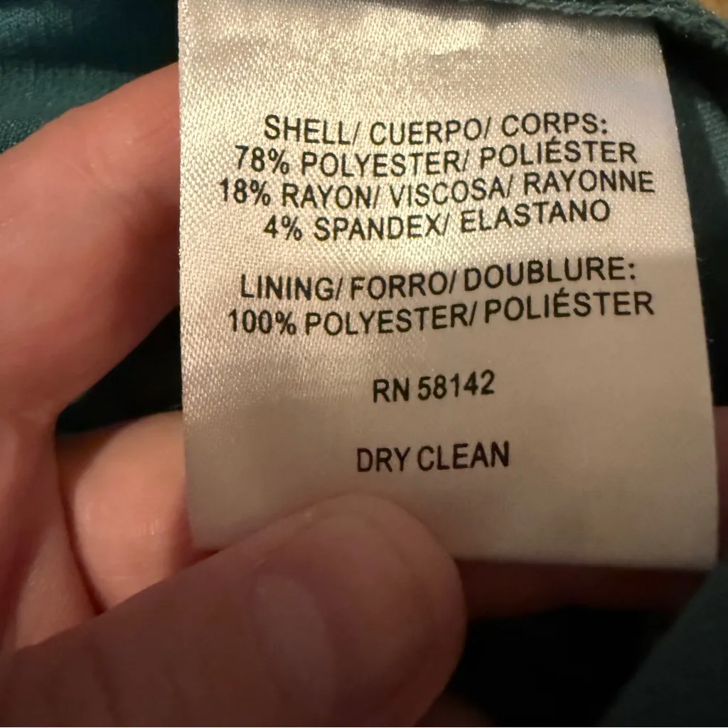 Gal Meets Glam NWT Nicole Teal Jumpsuit Women's Size 12 Sleeveless Cocktail - Image 9