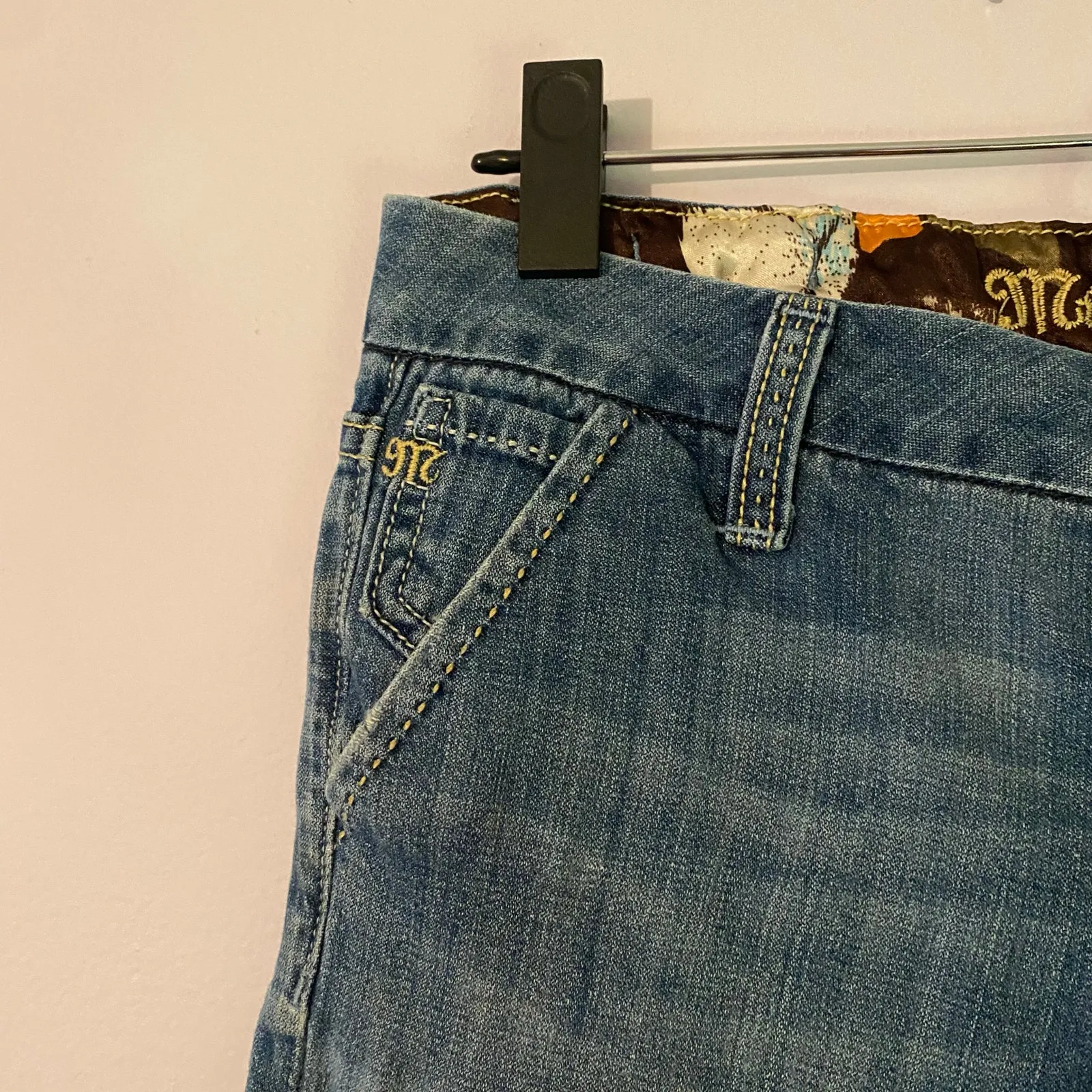 Miss Me Women's size 27 Low Rise Flare Jeans Y2K Bootcut Retro - Image 6