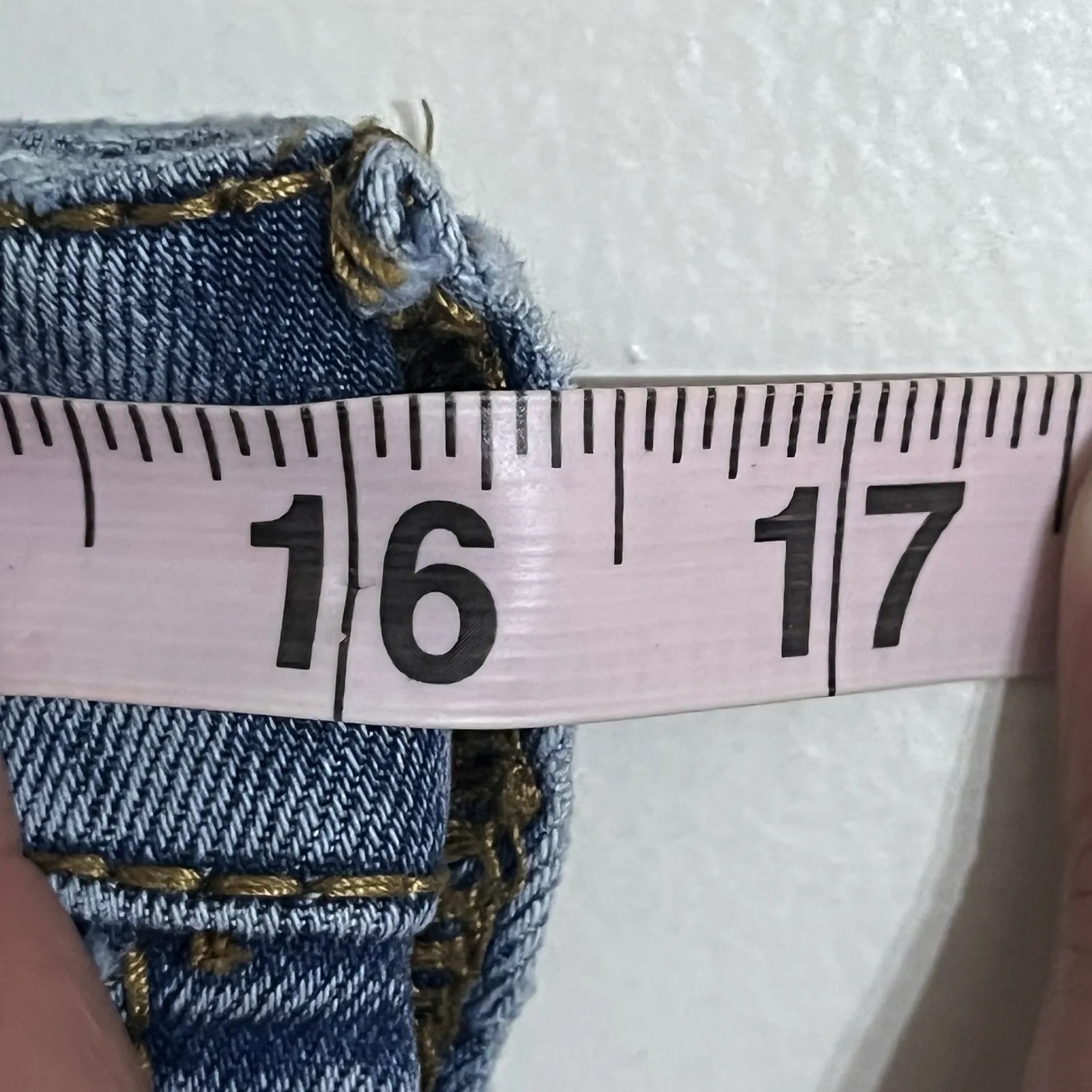 True Religion Women's Becca Mid Rise Bootcut Jean Size 31 Western 90's Y2K - Image 4