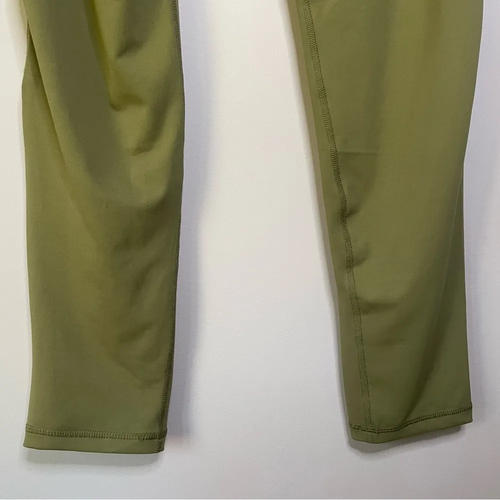 Catherine Malandrino Athletic Yoga Leggings Full Length Boho Black Tan Large - Image 10