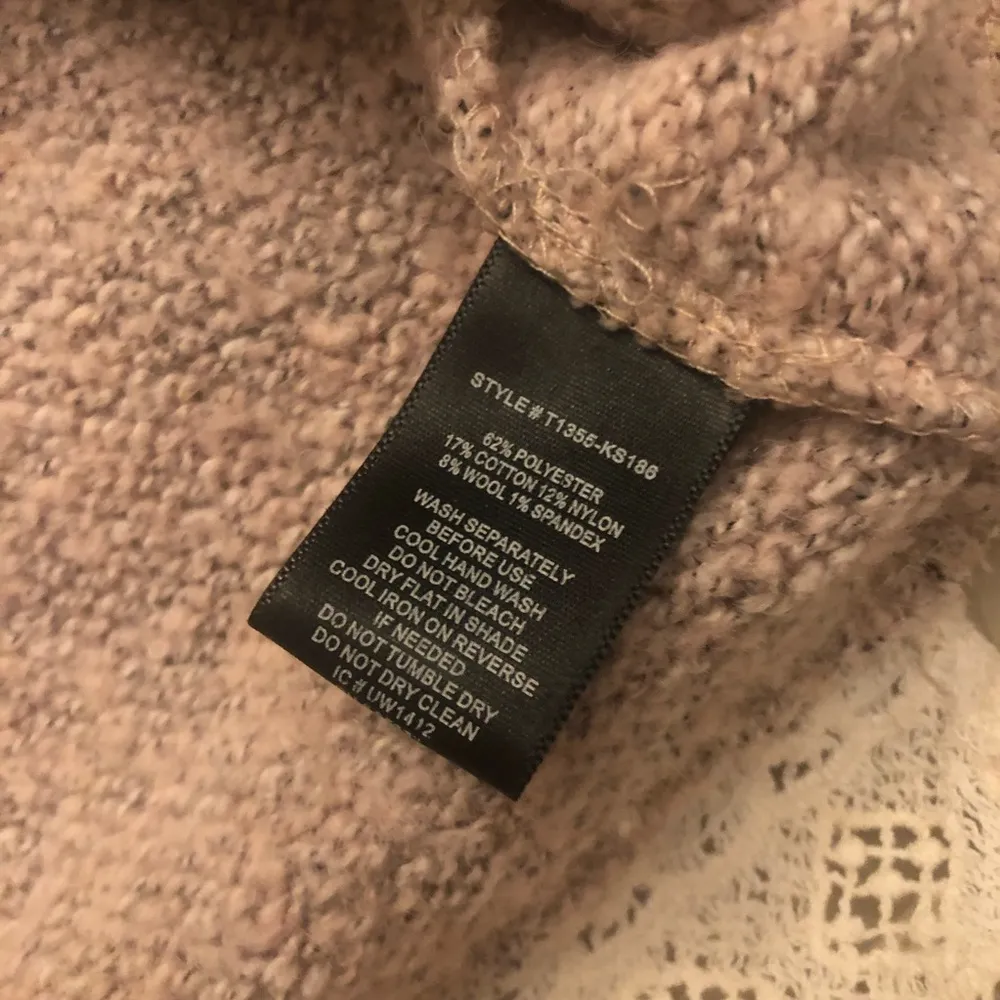 Sanctuary lace hem v neck sweater - Image 5