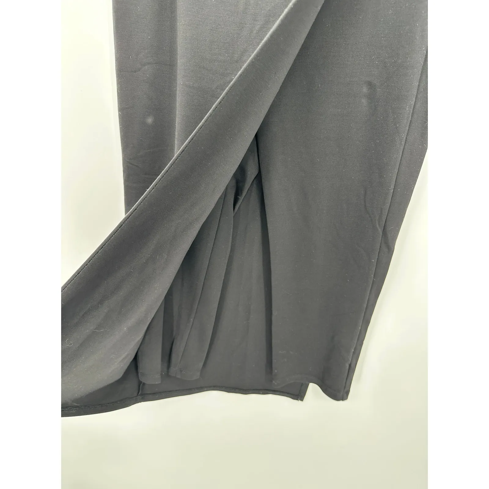 Betabrand The Sassiest Pants Women Medium Black Skirt Built in Pants Stretch - Image 4