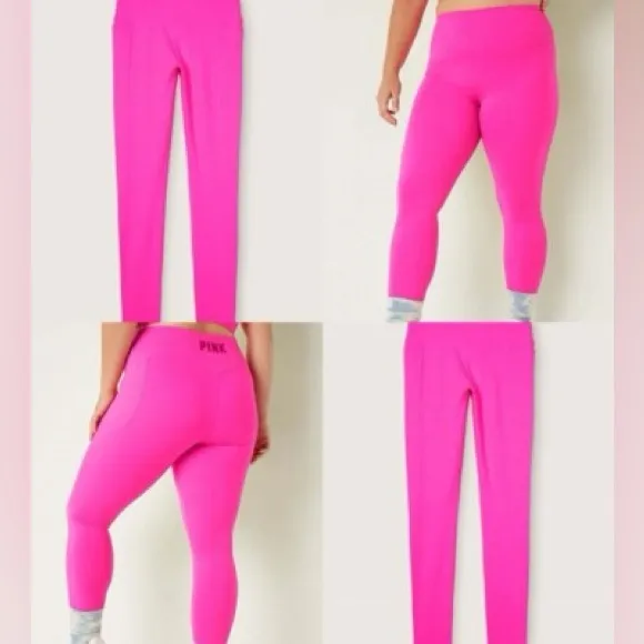Victoria's Secret PINK Soft Ultimate High Waist Full Length Legging POCKETS - Image 2