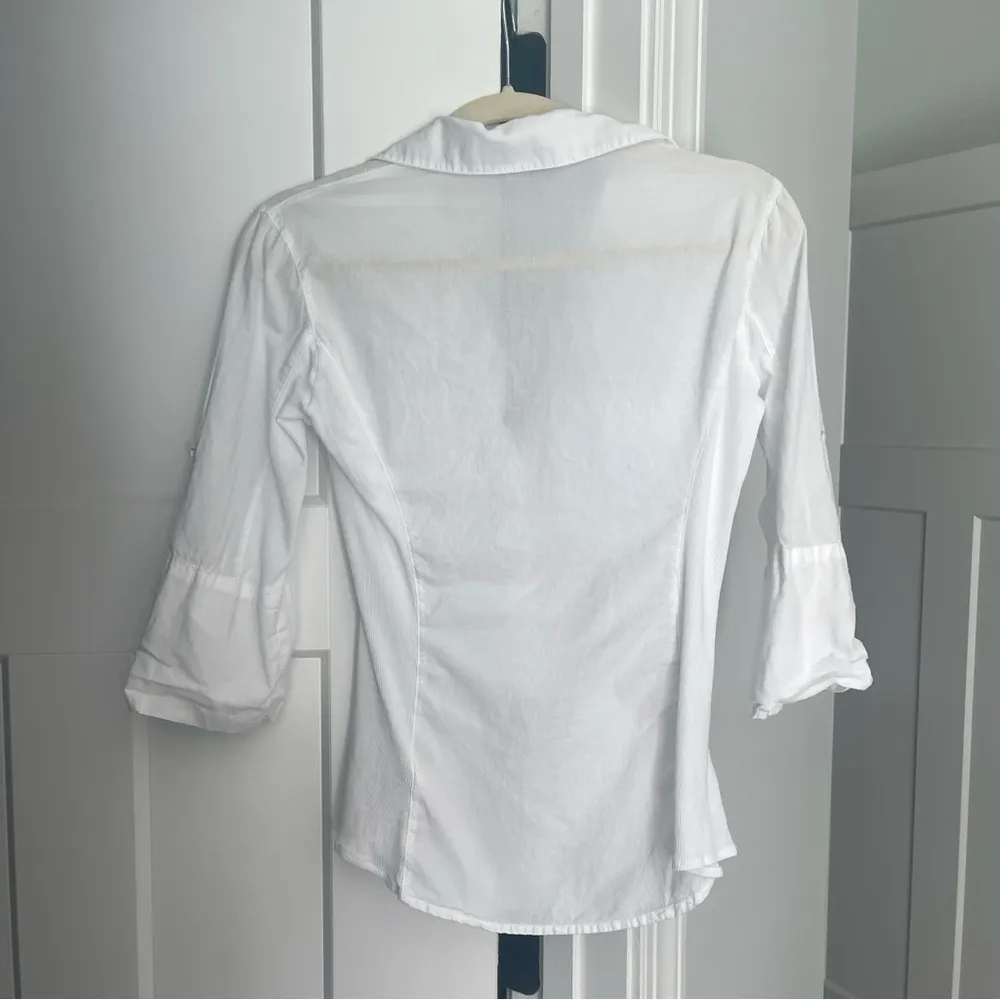 Standard James Perse White Button Down Contrast Panel cotton - Image 5