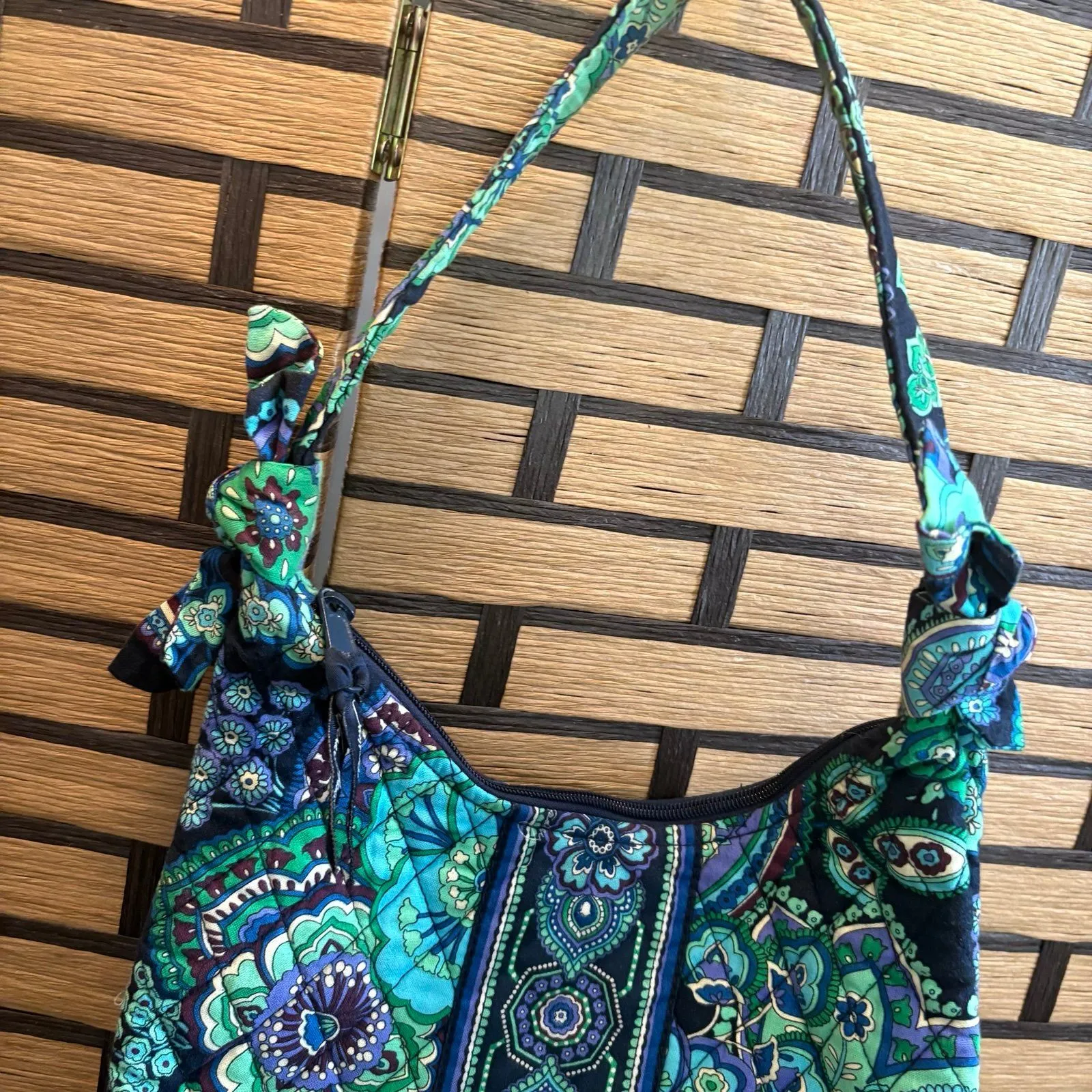 Vera Bradley ‎ Blue Shoulder Bag - Image 3
