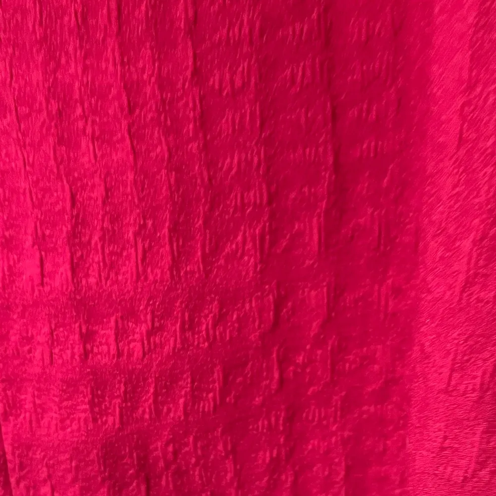 ZARA Women's Fuchsia Pink Textured Holiday Mini Dress with Tulip Sleeves Size XS - Image 14