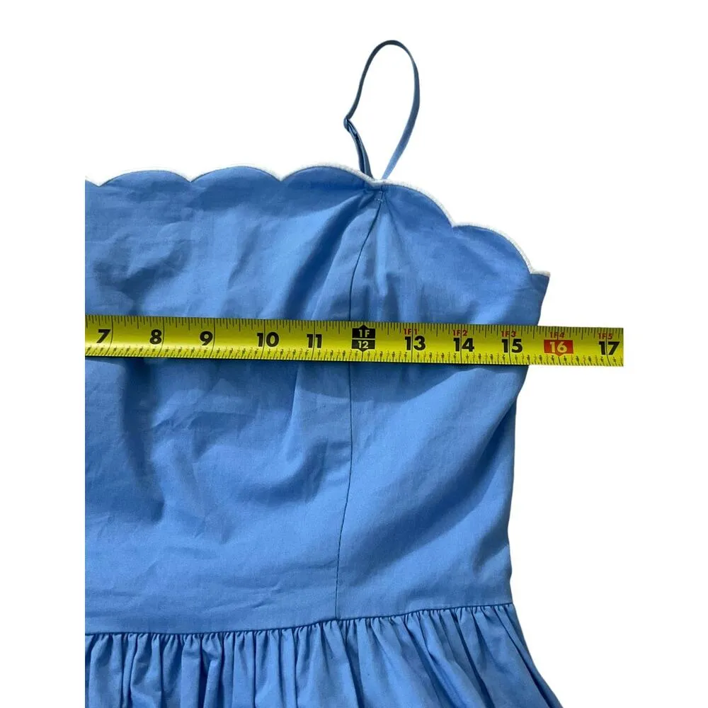 Charles Henry Blue Lined Fit & Flare Midi Dress Women Size Small NWOT | 30-14 - Image 8