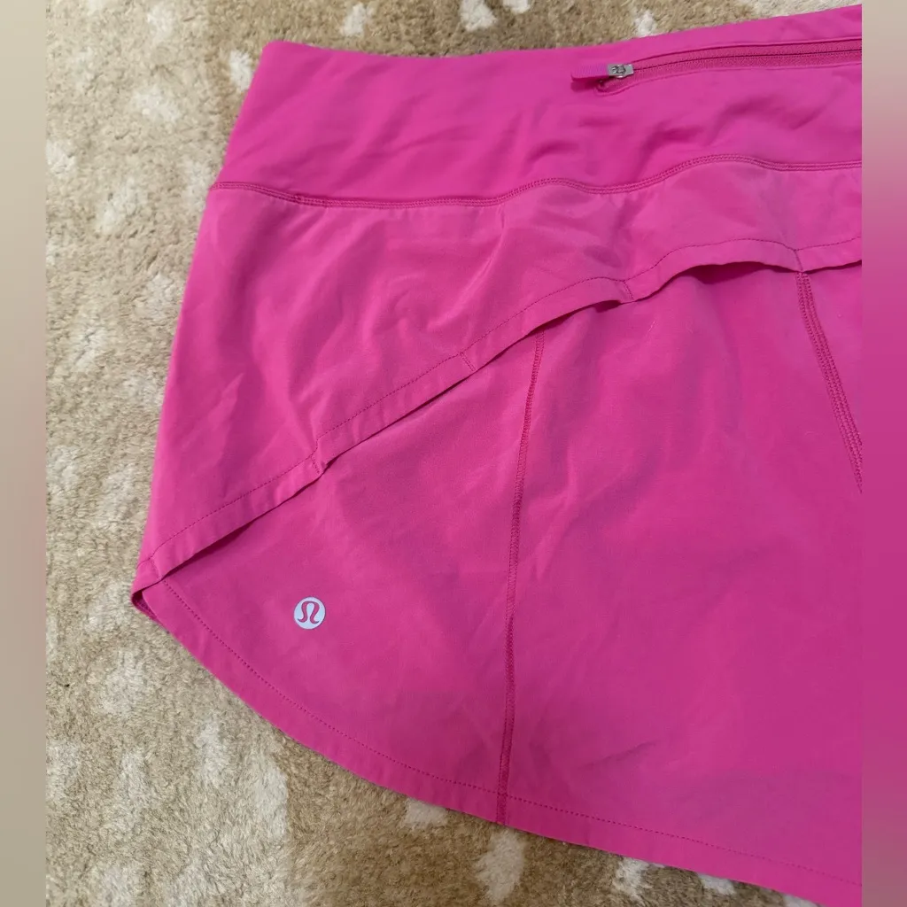 Lululemon Athletica Speed up mid rise shorts in sonic pink women’s size 12 - Image 6