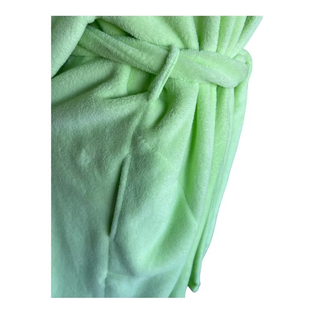 Vanity Fair Mint Green Plush Robe Size L - Image 8