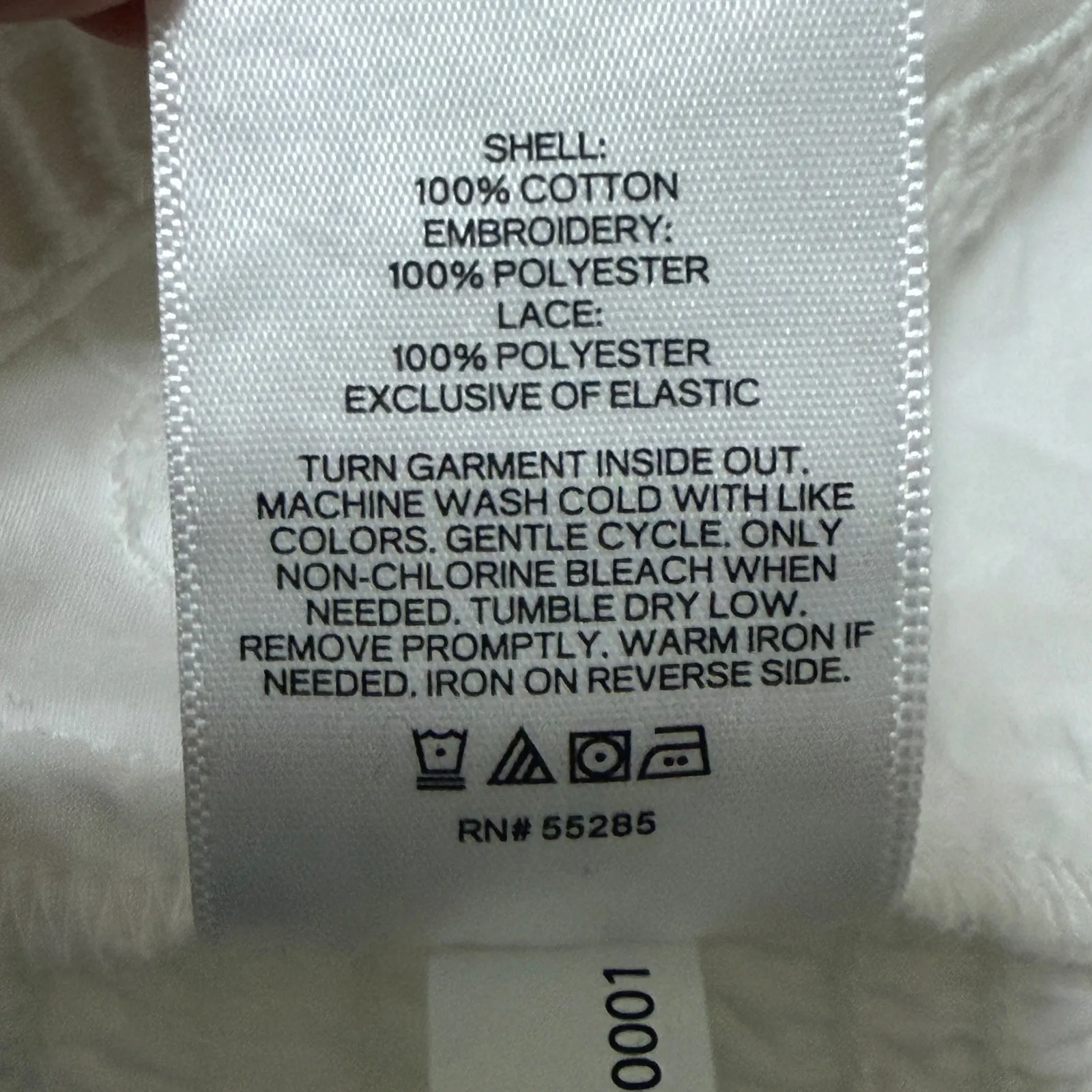 Express Embroidered Puff Sleeve Crop Top XS V-Neck Boho Eyelet Peasant Blouse - Image 9