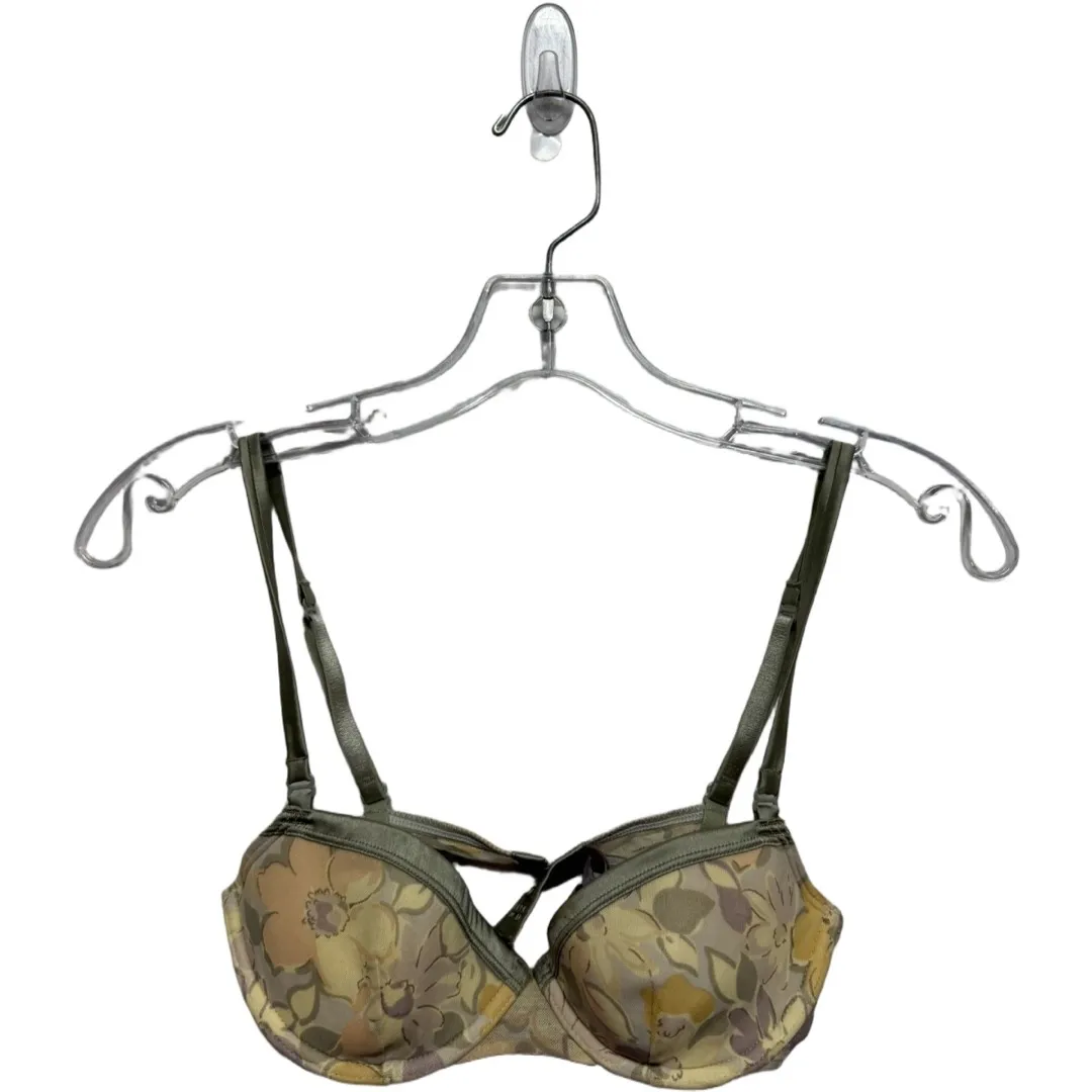 Stella McCartney Green Floral TShirt Bra Size 34B Push-up Light padding Everyday - Image 2