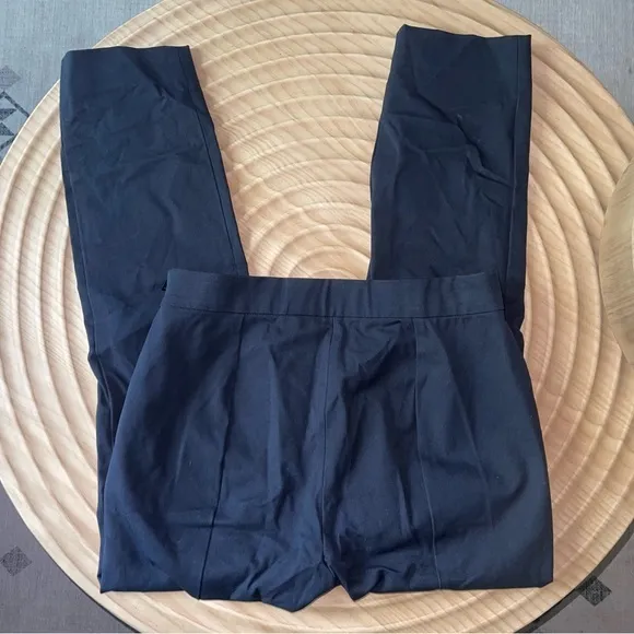 Everlane 'The Work Pant' The Side-Zip‎ Stretch Cotton Pants in Black Sz. 6 - Image 6