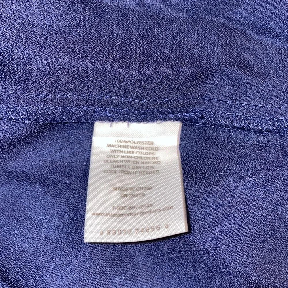 Dip 2X heritage women’s plus high low lined v neck tank top tie waist new w/tags Black - Image 6