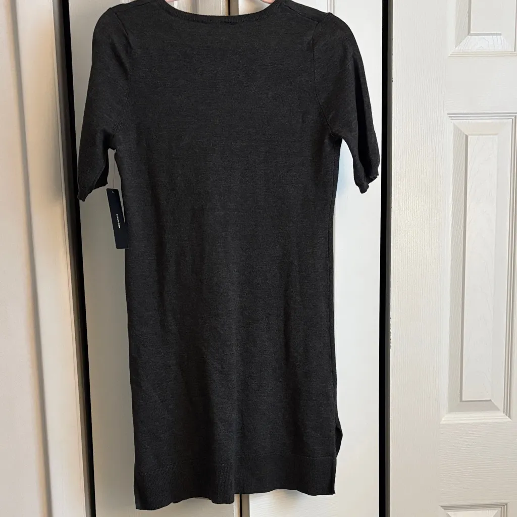 NWT! Lulus Gray Short Sleeve Sweater Dress – Size Small - Image 6
