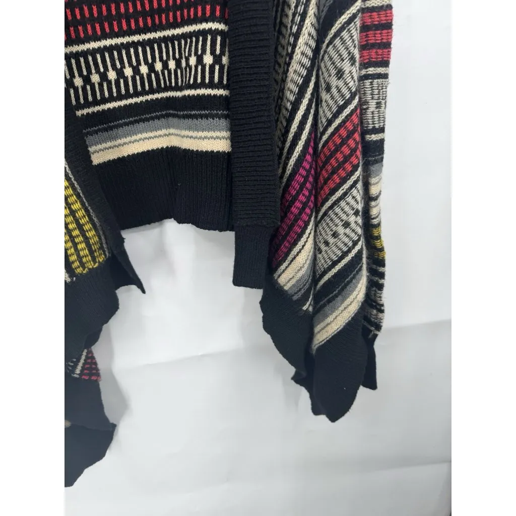 FATE Cardigan‎ Women Small Black Multicolor Western Bohemian Cowgirl Cabincore - Image 7