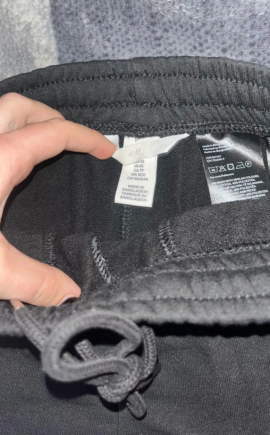 black comfy shorts - Image 2