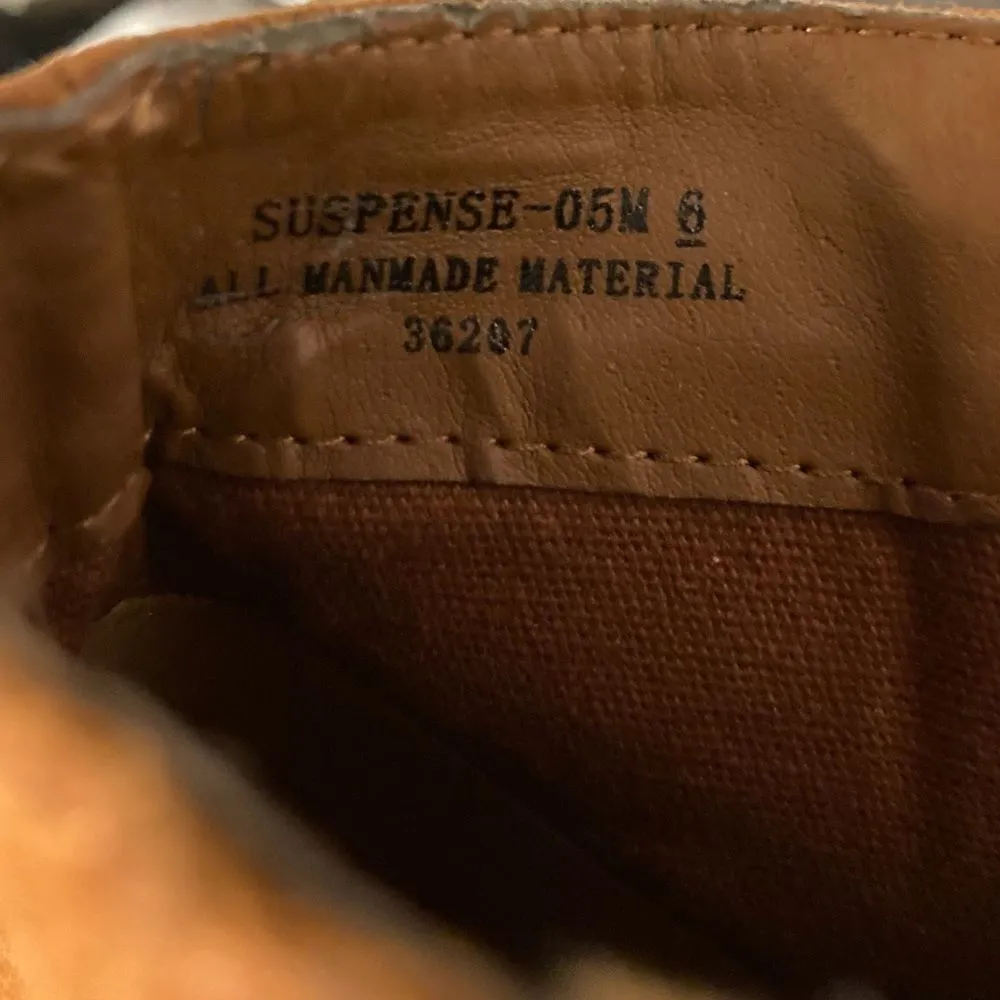 BAMBOO, fringe heeled booties, Size 6‎ - Image 13