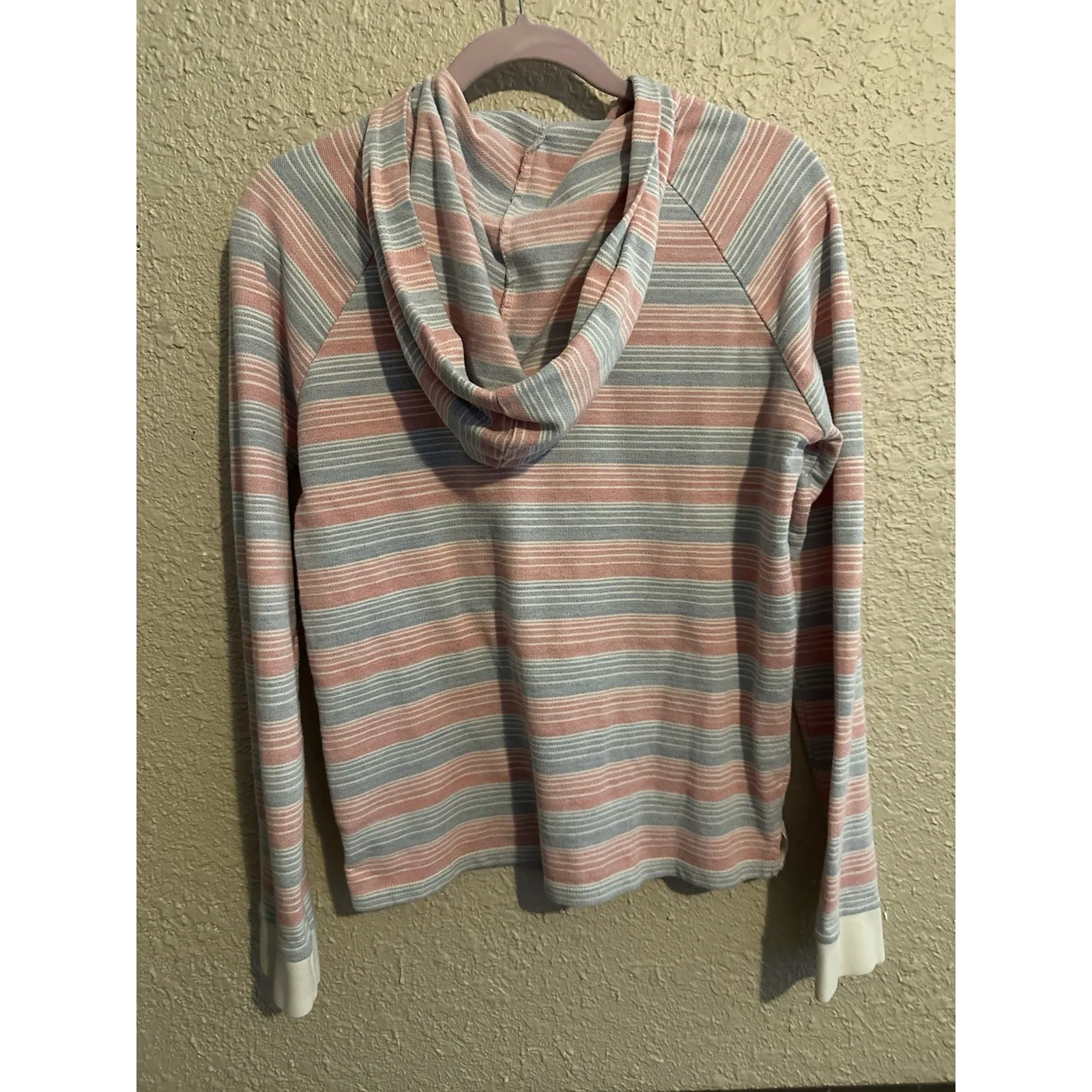 Marine Layer Weekend Hoodie Multi Stripe Beach Casual‎ Small Cotton Blend - Image 3