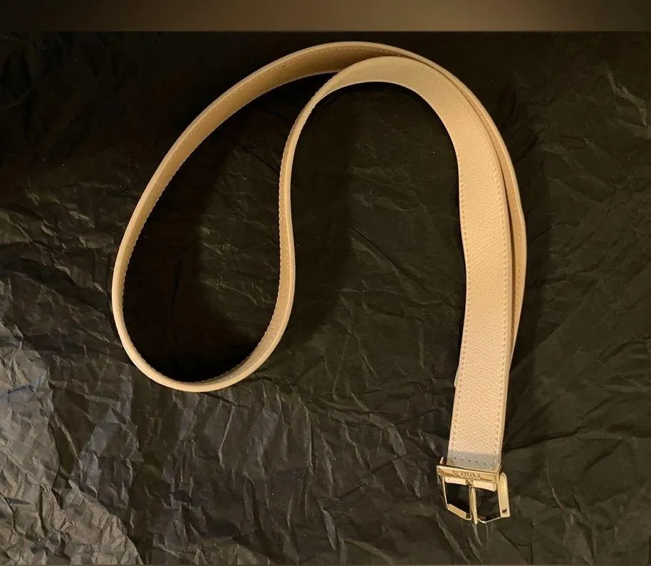 New Furla Leather Belt sz M Italy - Image 5