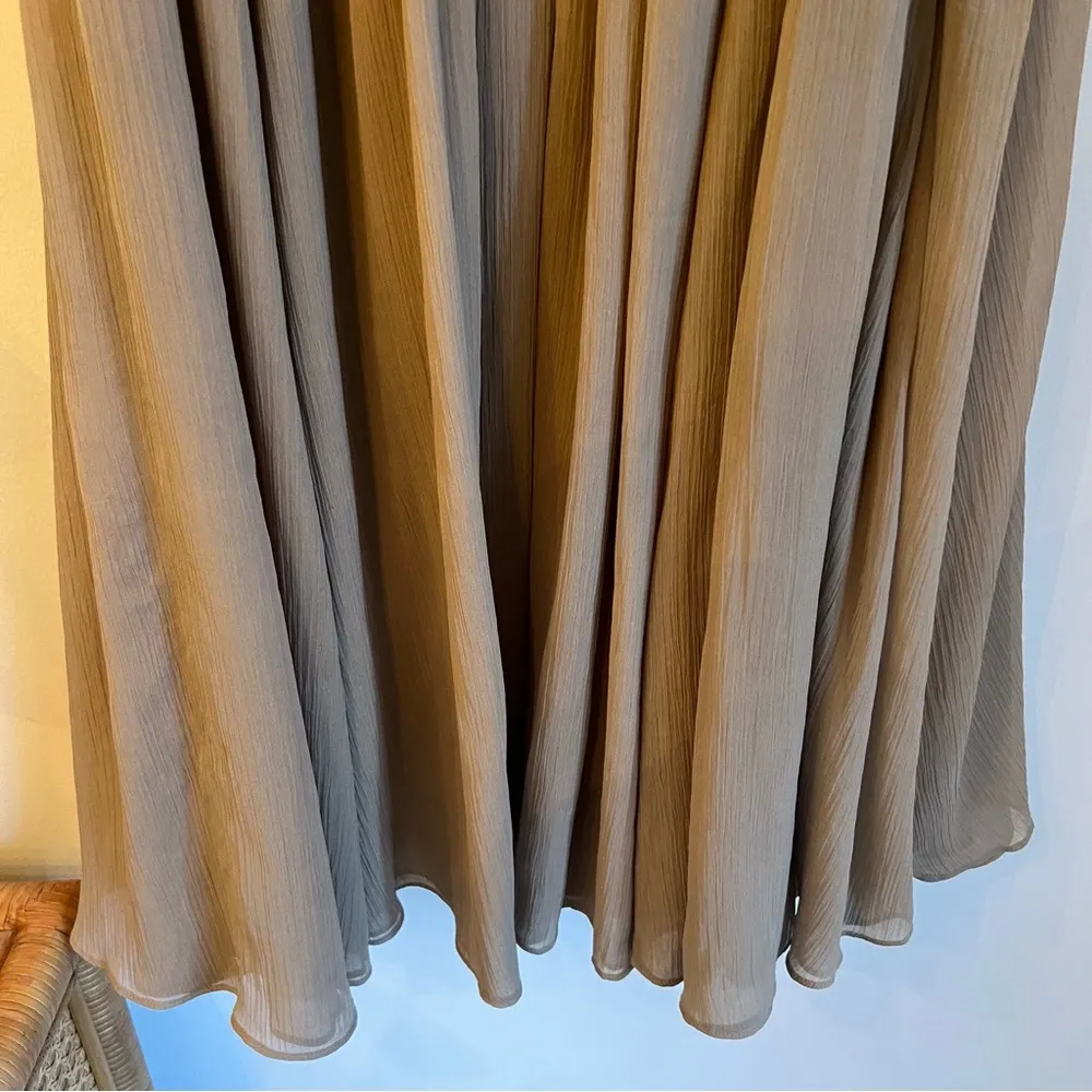 Moulinette Soeurs Swingy Sleeveless Sonora Dress Gray with Collar Embellishment - Image 6