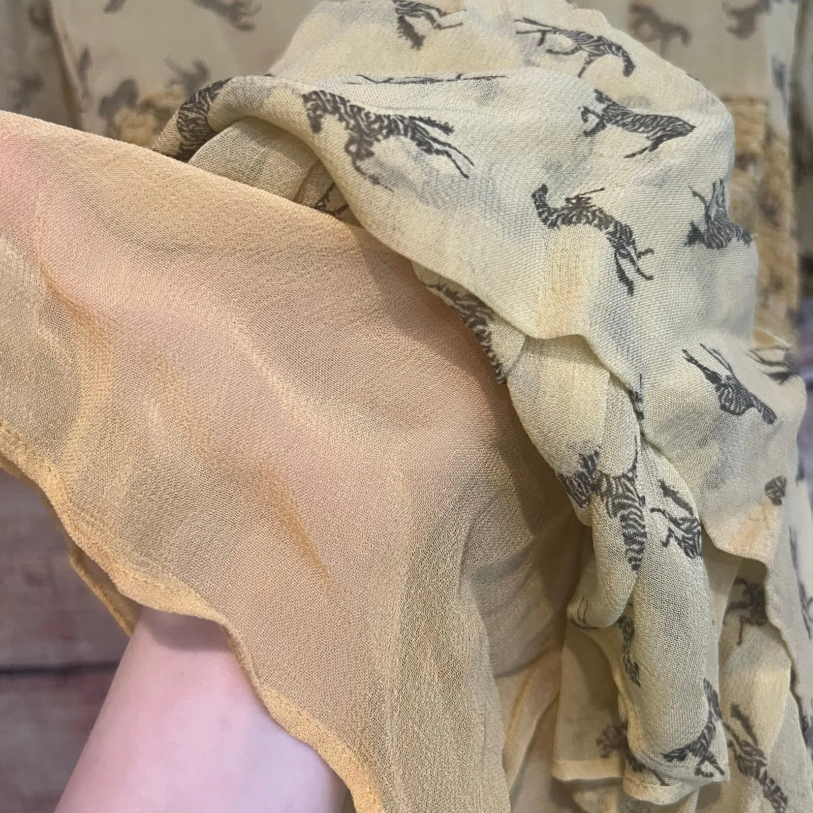 Paul & Joe Sister Fernande Floral Tiered Ruffle Mini Dress Zebra Animal Print - Image 5