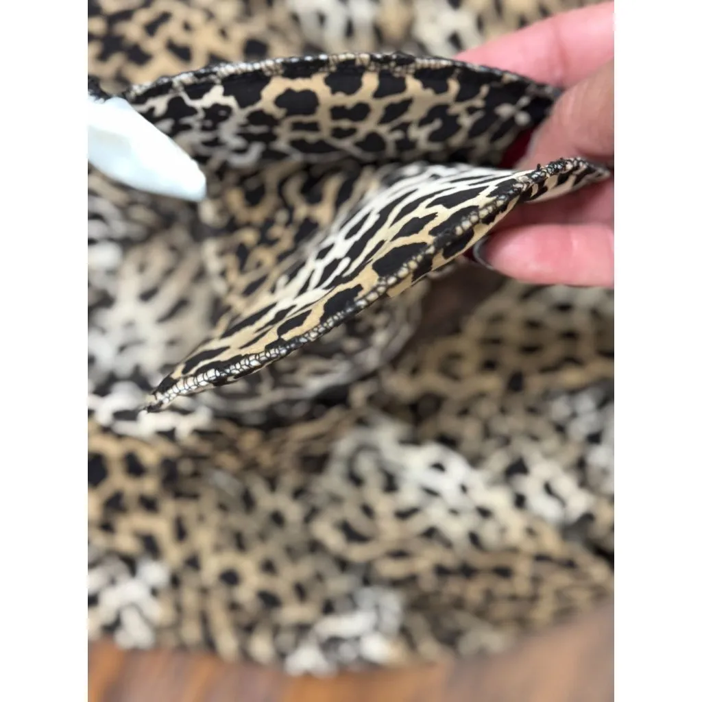 Vintage Christie & Jill Womens 10 Leopard Print Button - Image 7