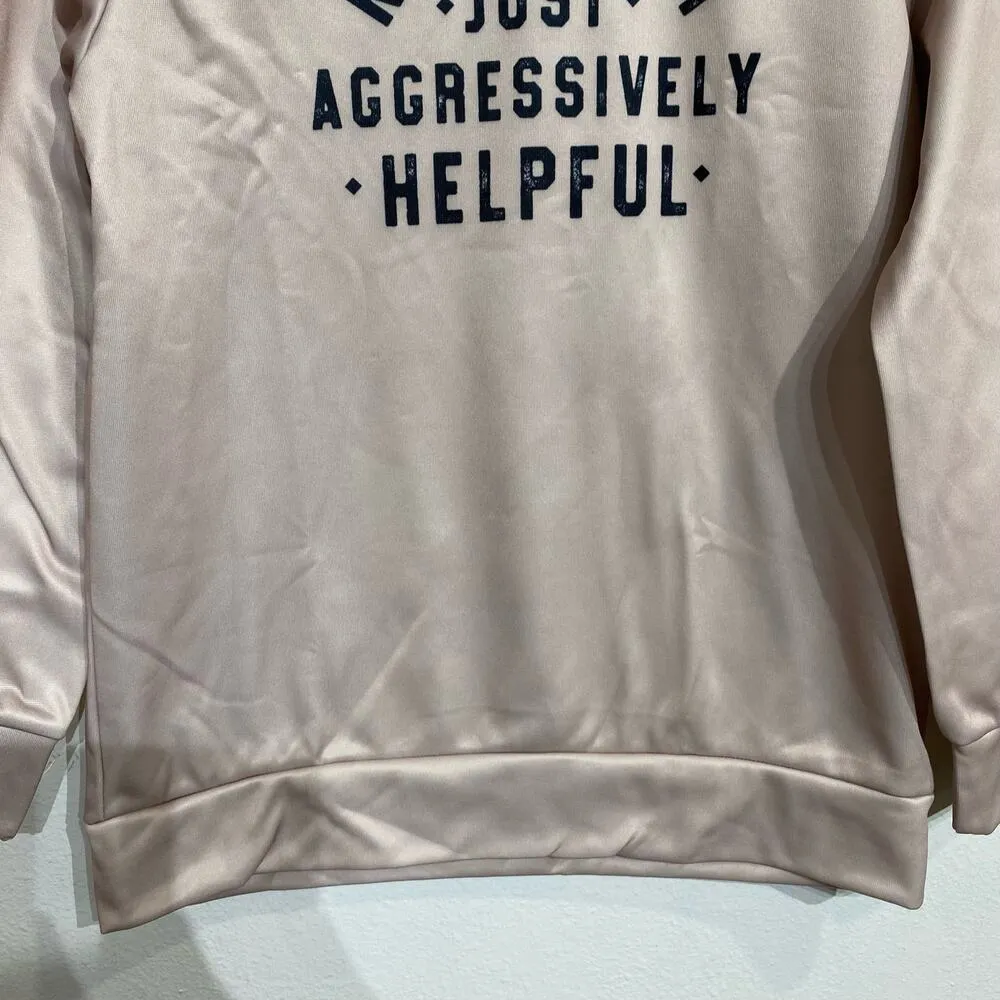 Tan Not Bossy Sweatshirt Sz M Size M - Image 4