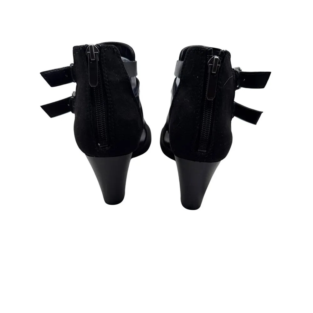 Libby Edelman Size 8 Karla Double Strap Business Casual Peep Toe Sandals - Image 5