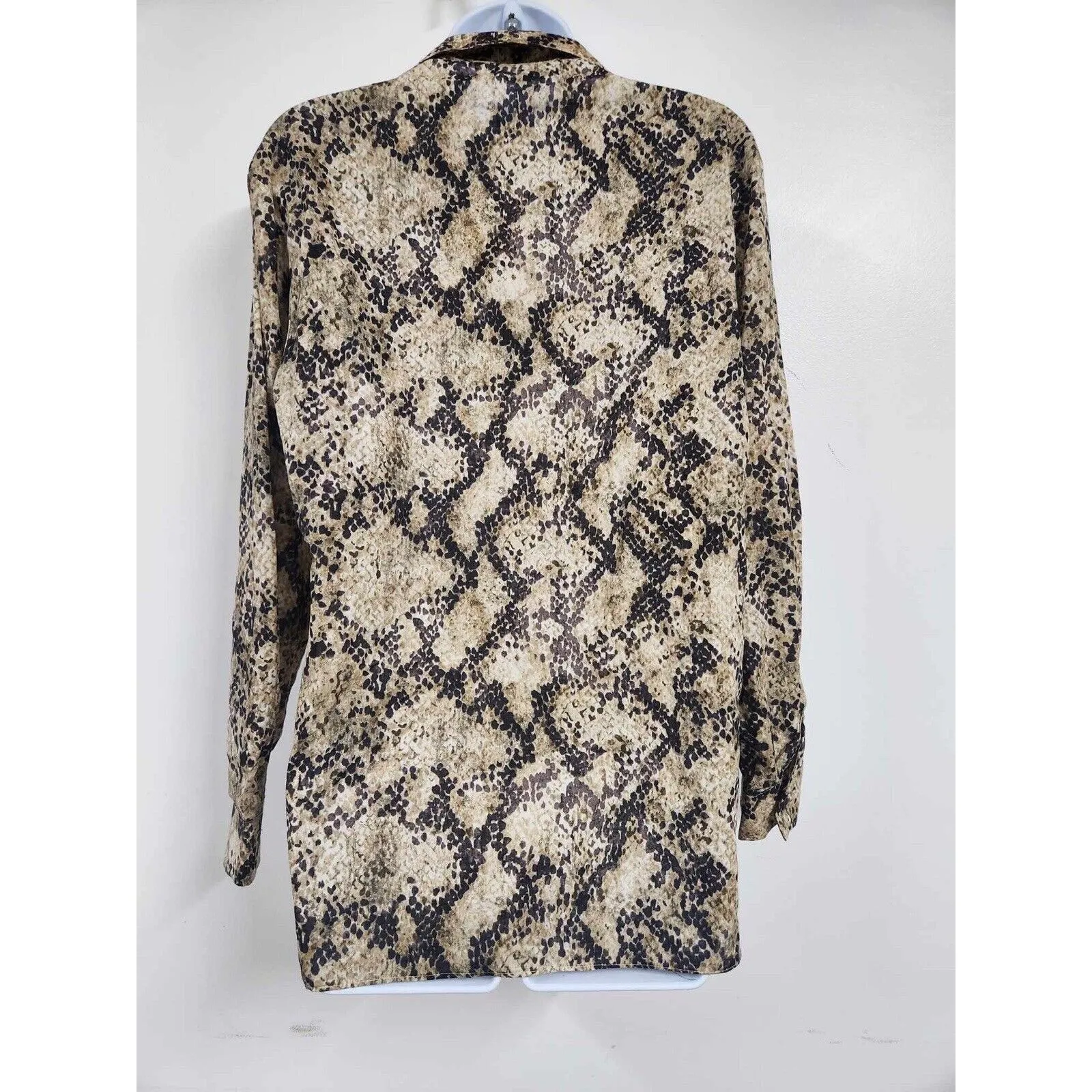 BNWT ZARA WOMENS COLLECTION ANIMAL PRINT SHIRT Size  S - Image 10